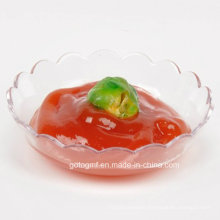 PP/PS Plastic Disk Disposable Saucer Small Ice Cream 2 Oz